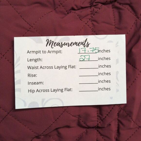 NWT Eden Society Burgundy Quilted Hooded Parka Jacket Drawstring Size S - Picture 12 of 12